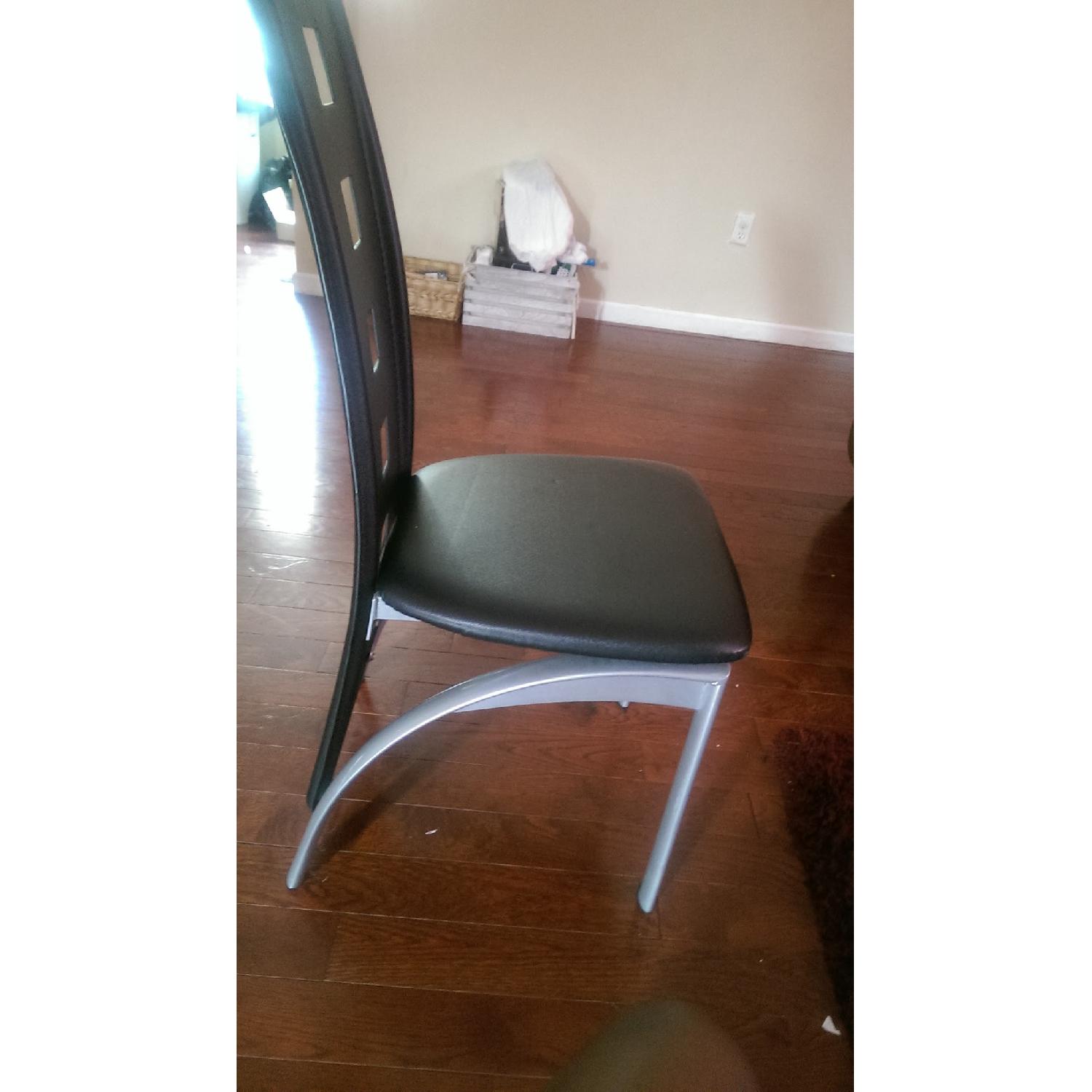 Contemporary Glass 7 Piece Dining Set - image-5