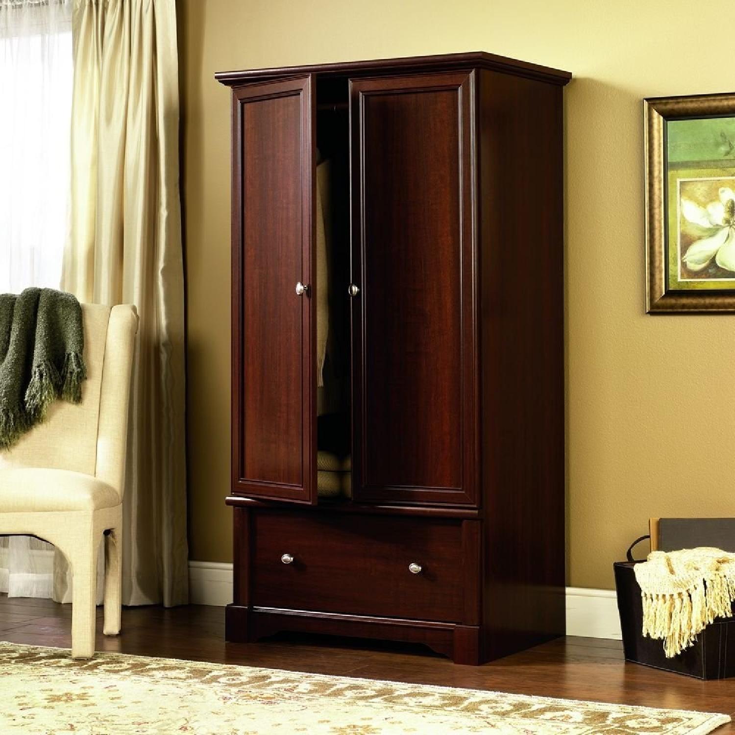 Sauder Palladia Armoire in Cherry - image-1