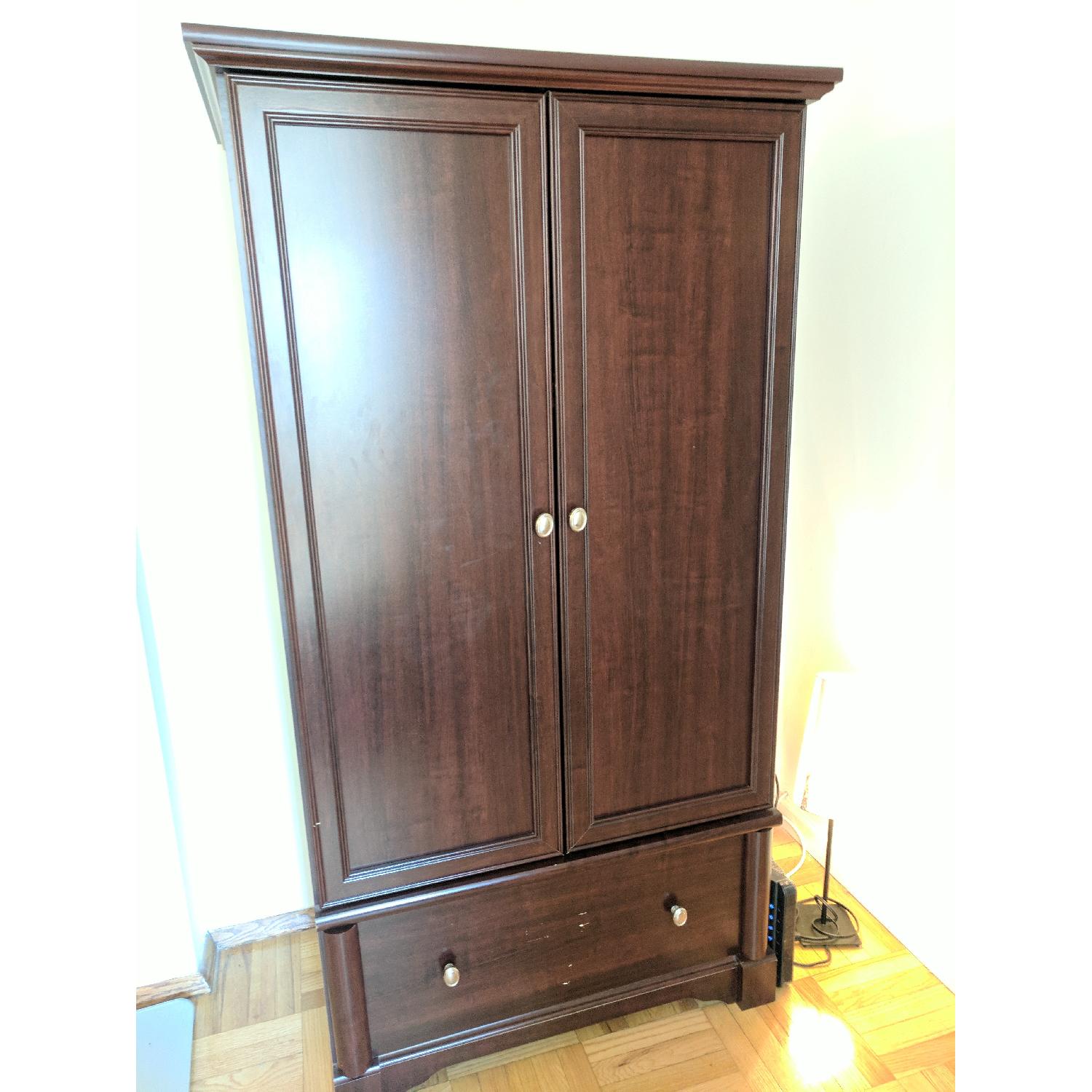 Sauder Palladia Armoire in Cherry - image-5