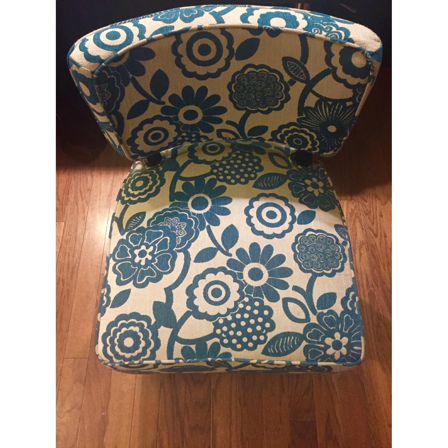Pier 1 Blue Slipper Chair - image-3