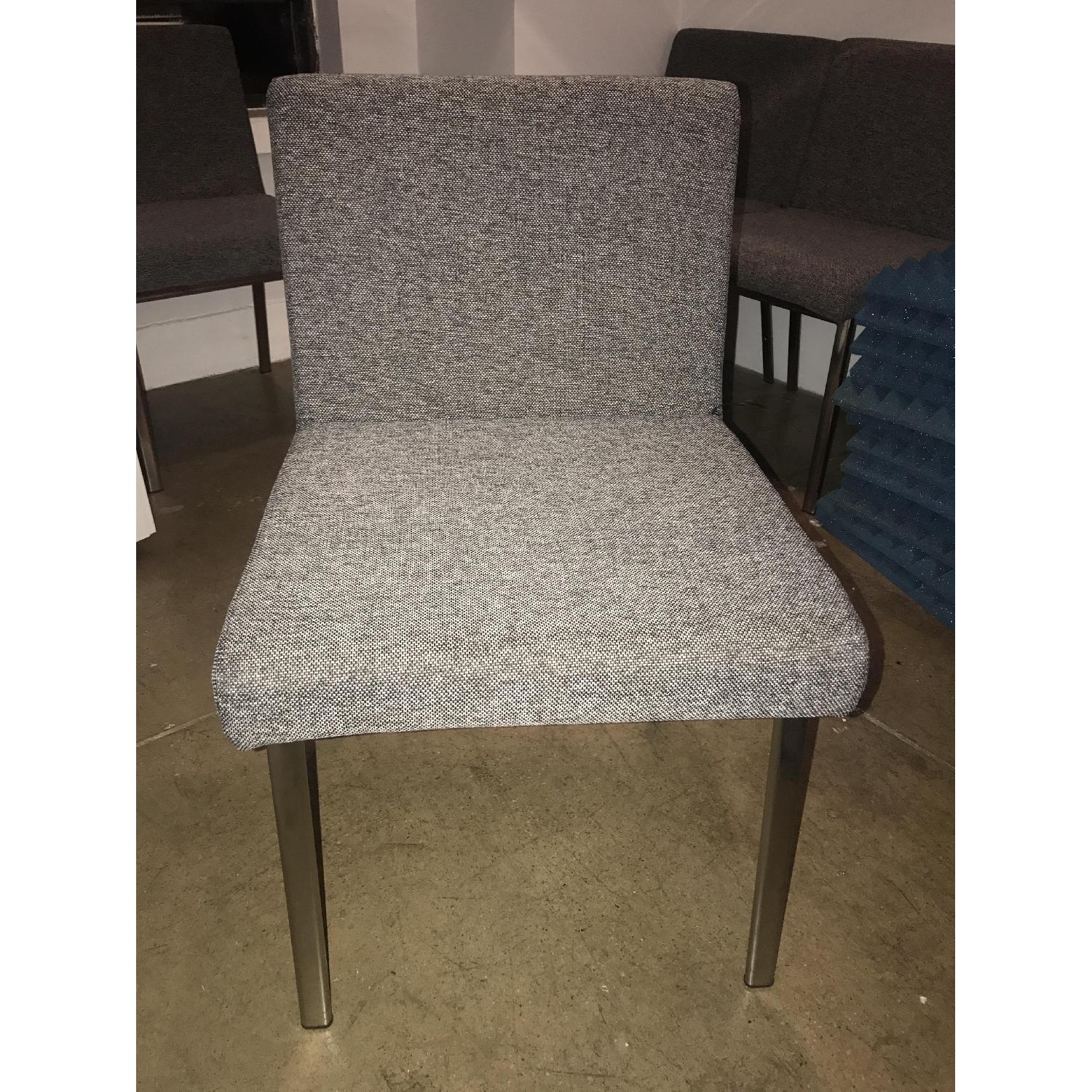Ikea Grey Fabric Side Chair - image-3