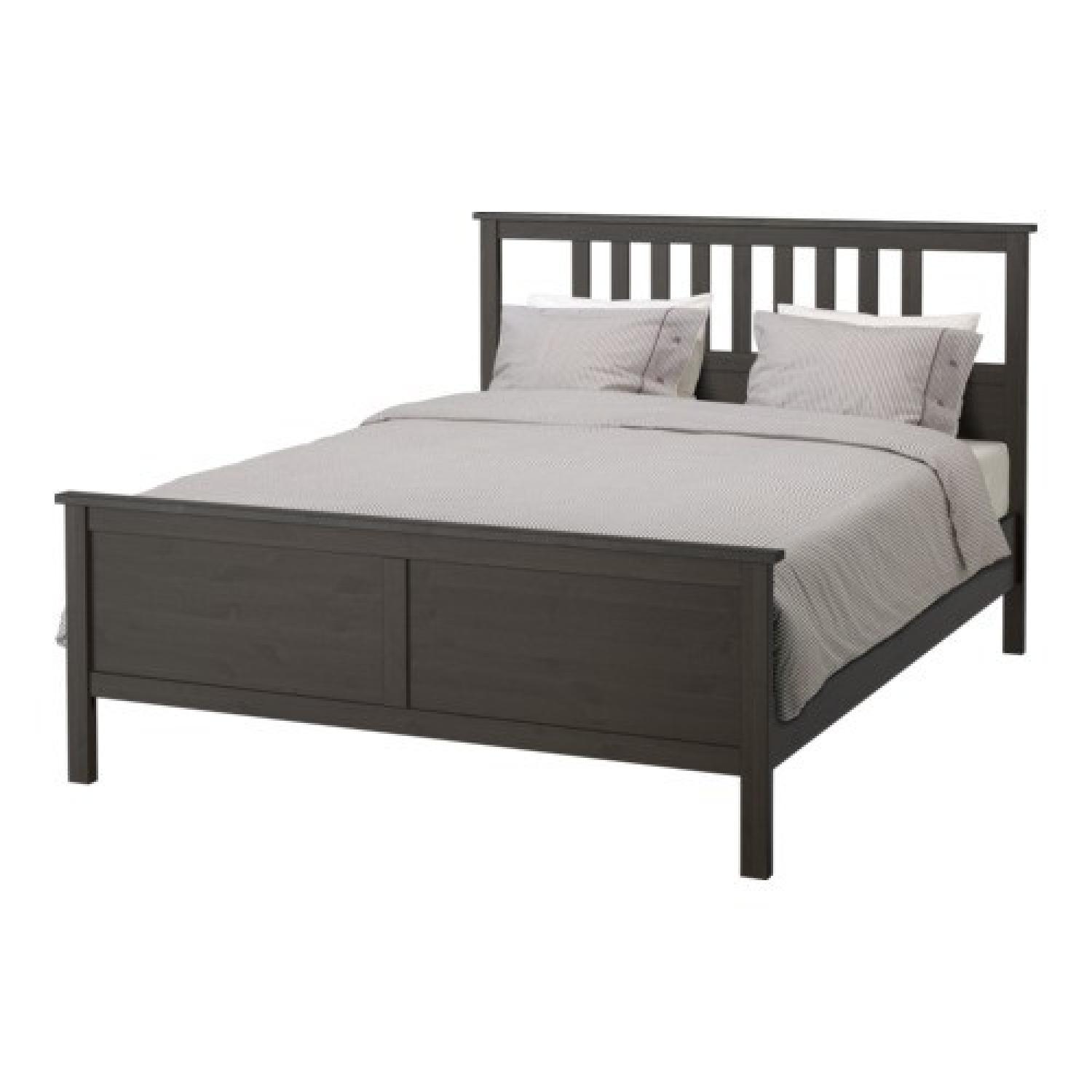 Ikea Hemnes Queen Size Bed Frame w/ Slats AptDeco