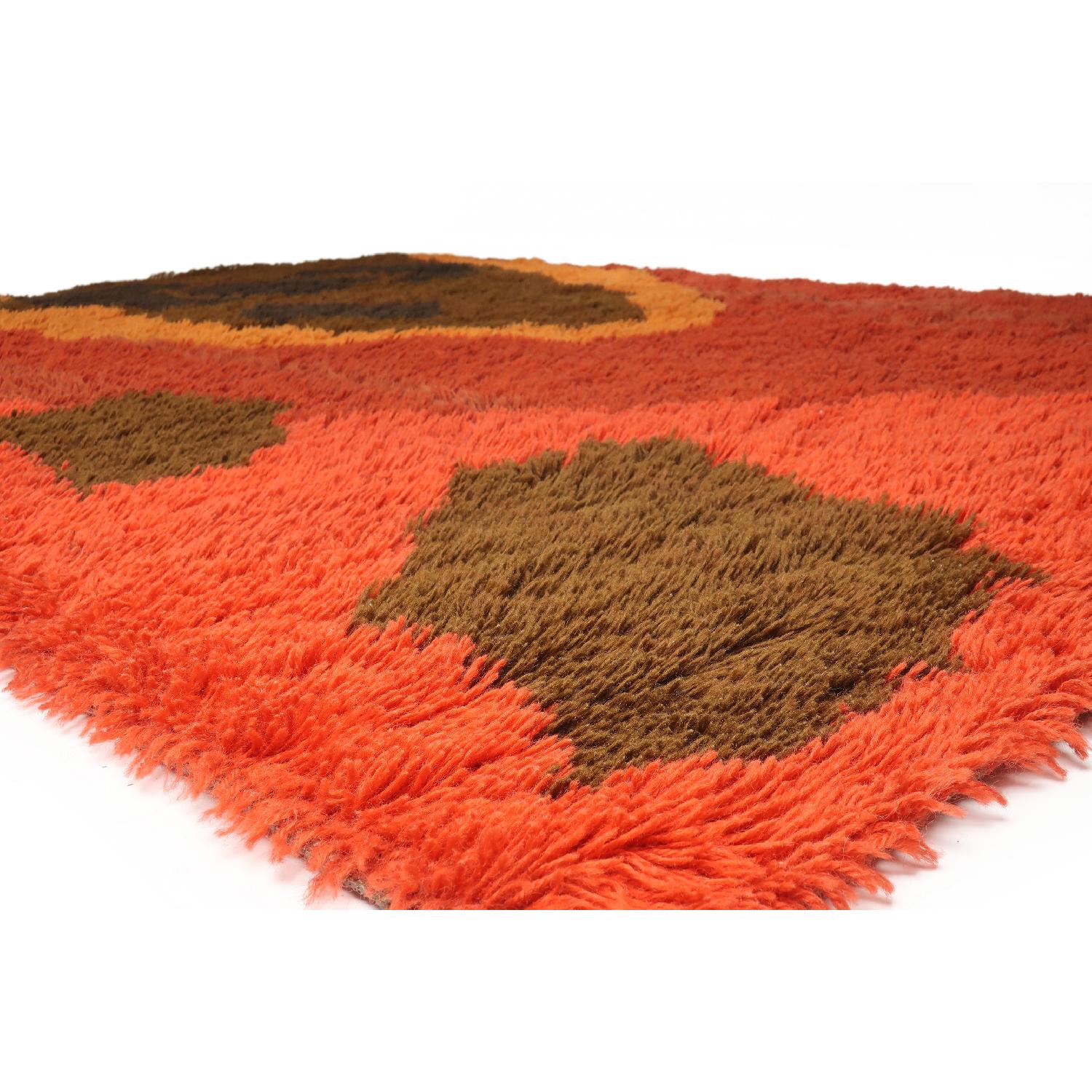 Vintage Scandinavian Rya Rug - image-2