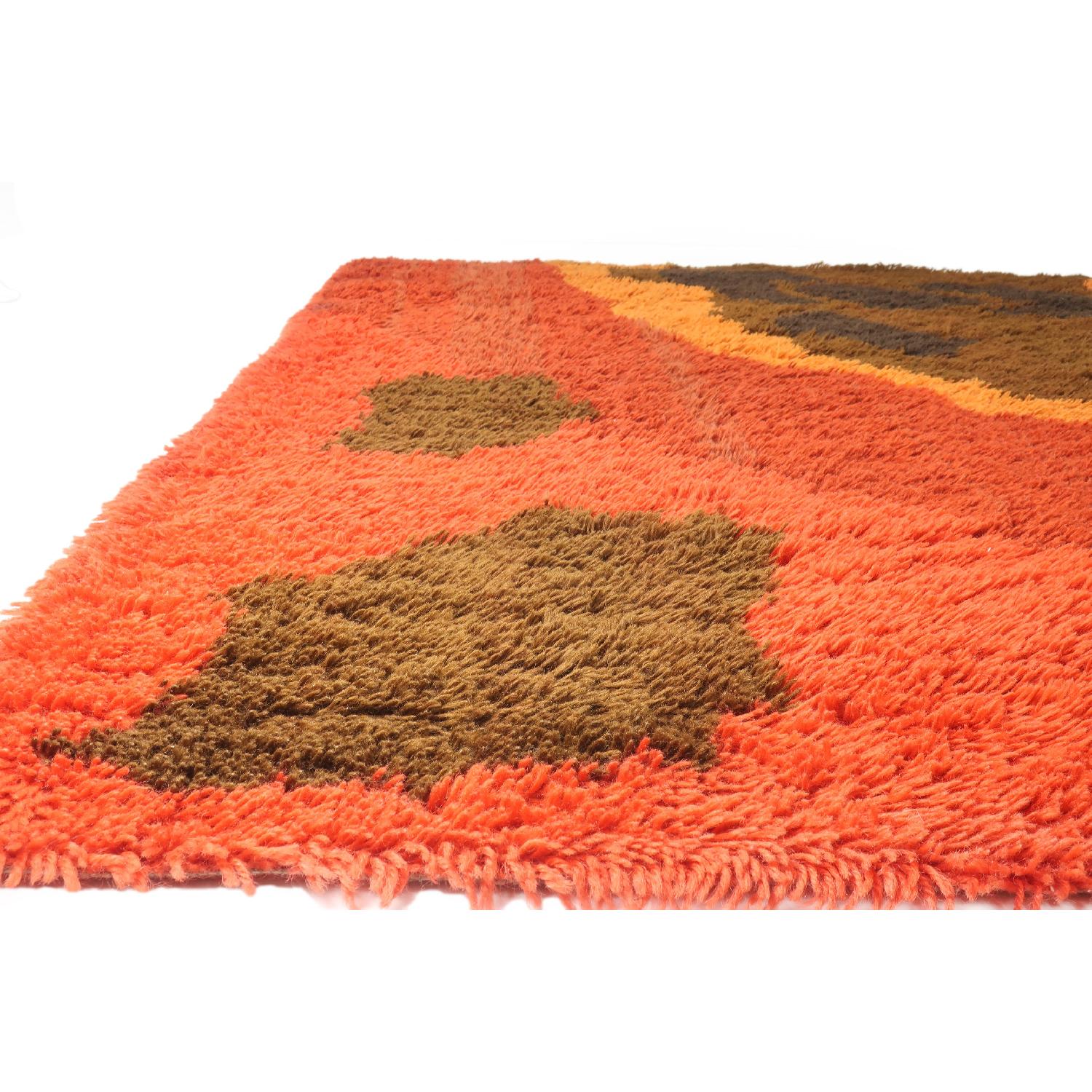 Vintage Scandinavian Rya Rug - image-5