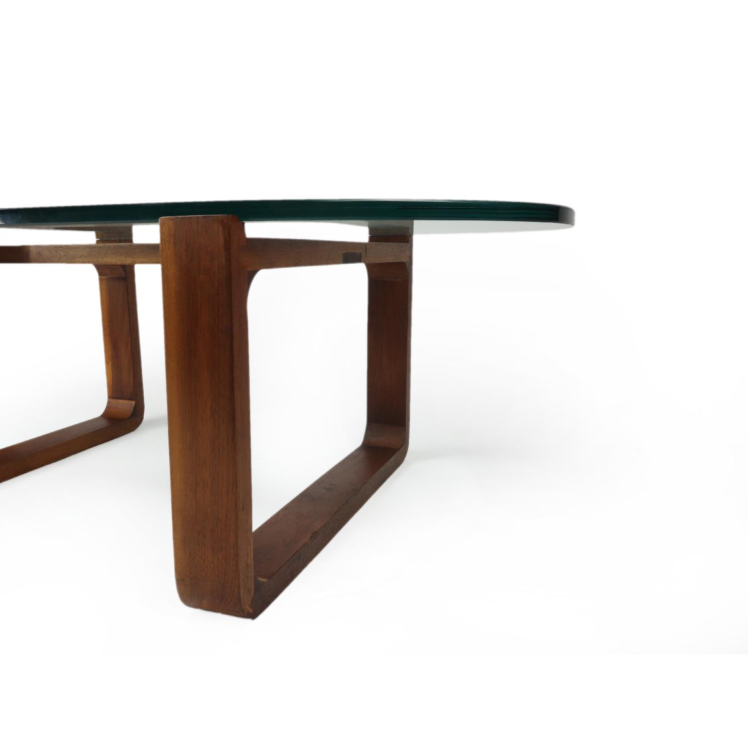Fred Camp Glass Top Coffee Table - image-1