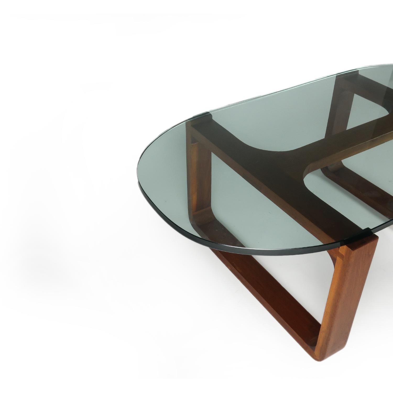 Fred Camp Glass Top Coffee Table - image-2