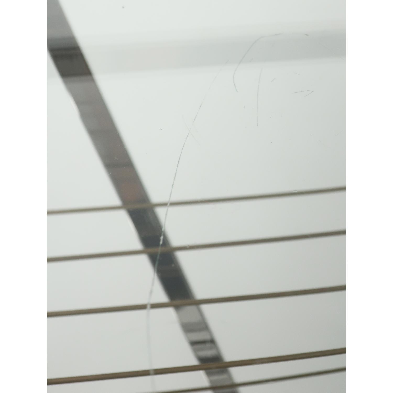 Chrome & Glass Shelving Unit - image-4