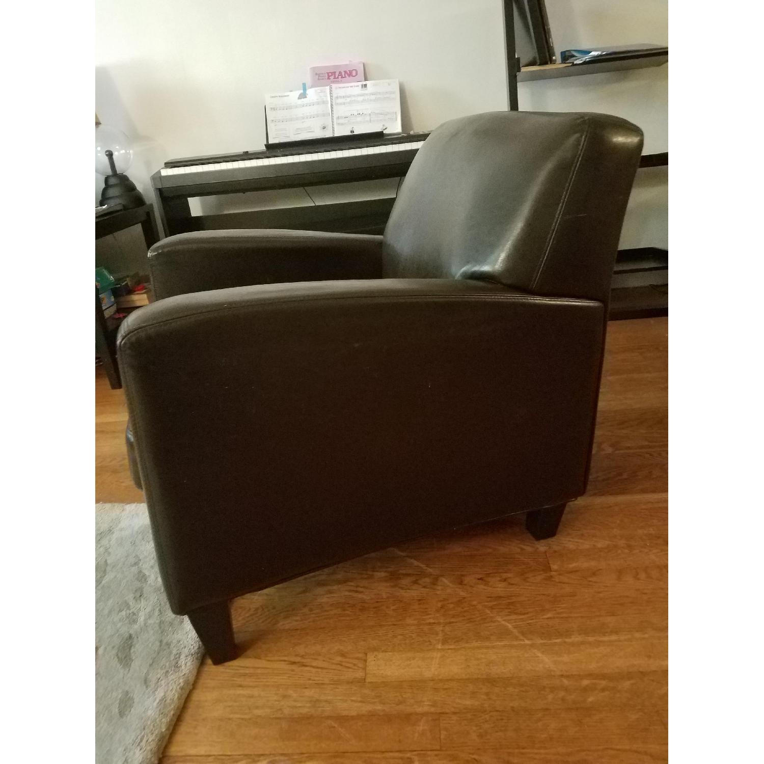 Ikea Faux Leather Armchair - image-2