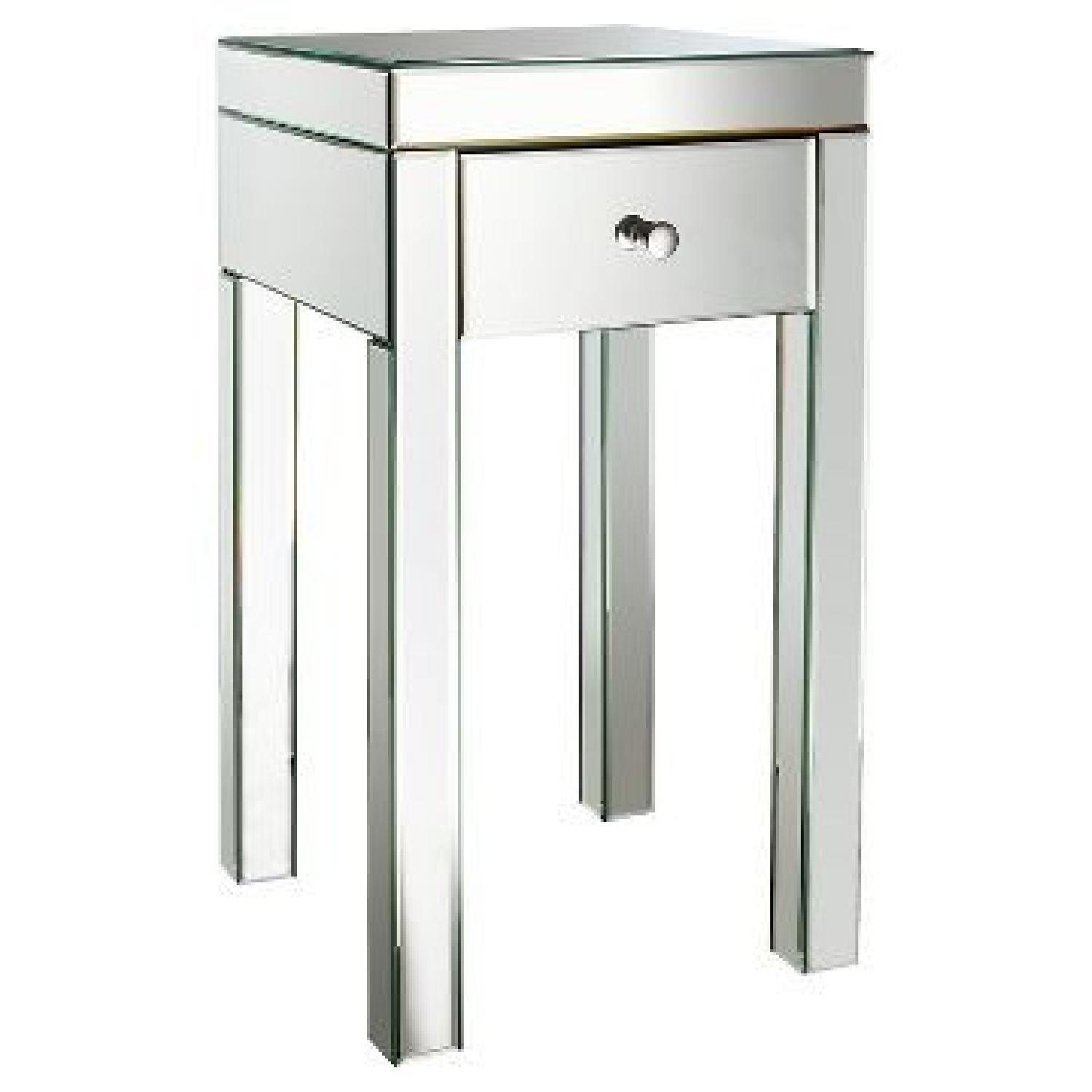 Round Nightstand Target Target Mirrored Nightstand - AptDeco