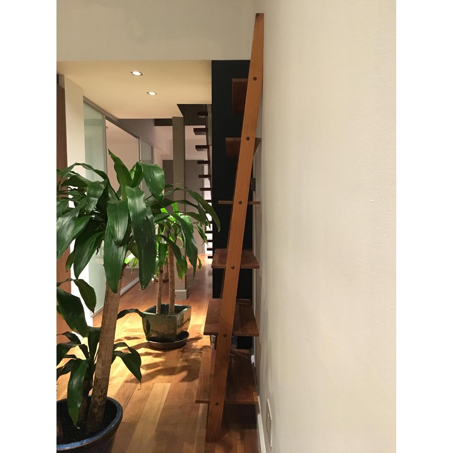 Room & Board Walnut Pisa Leaning Shelves - image-2