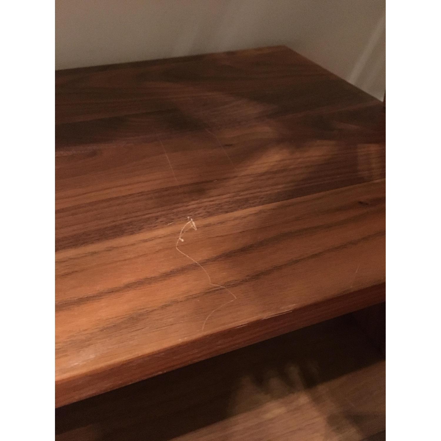 Room & Board Walnut Pisa Leaning Shelves - image-3