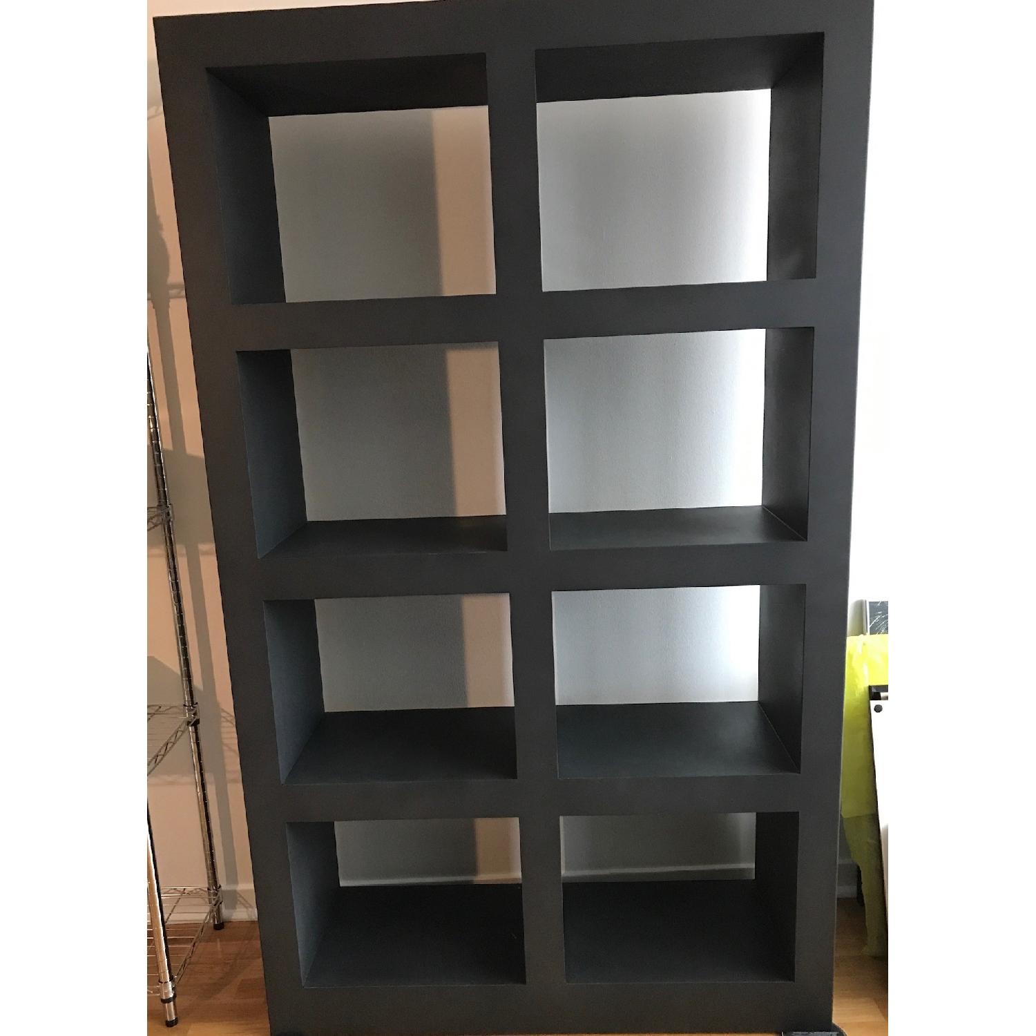 Crate & Barrel Steel Shadow Box Tower Shelf - image-3