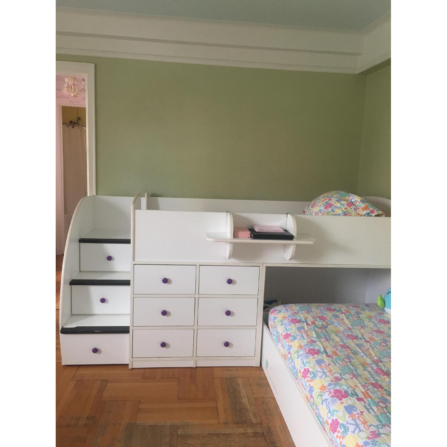 Berg Sierra Captain's Twin over Twin Bed w/ Storage - image-3