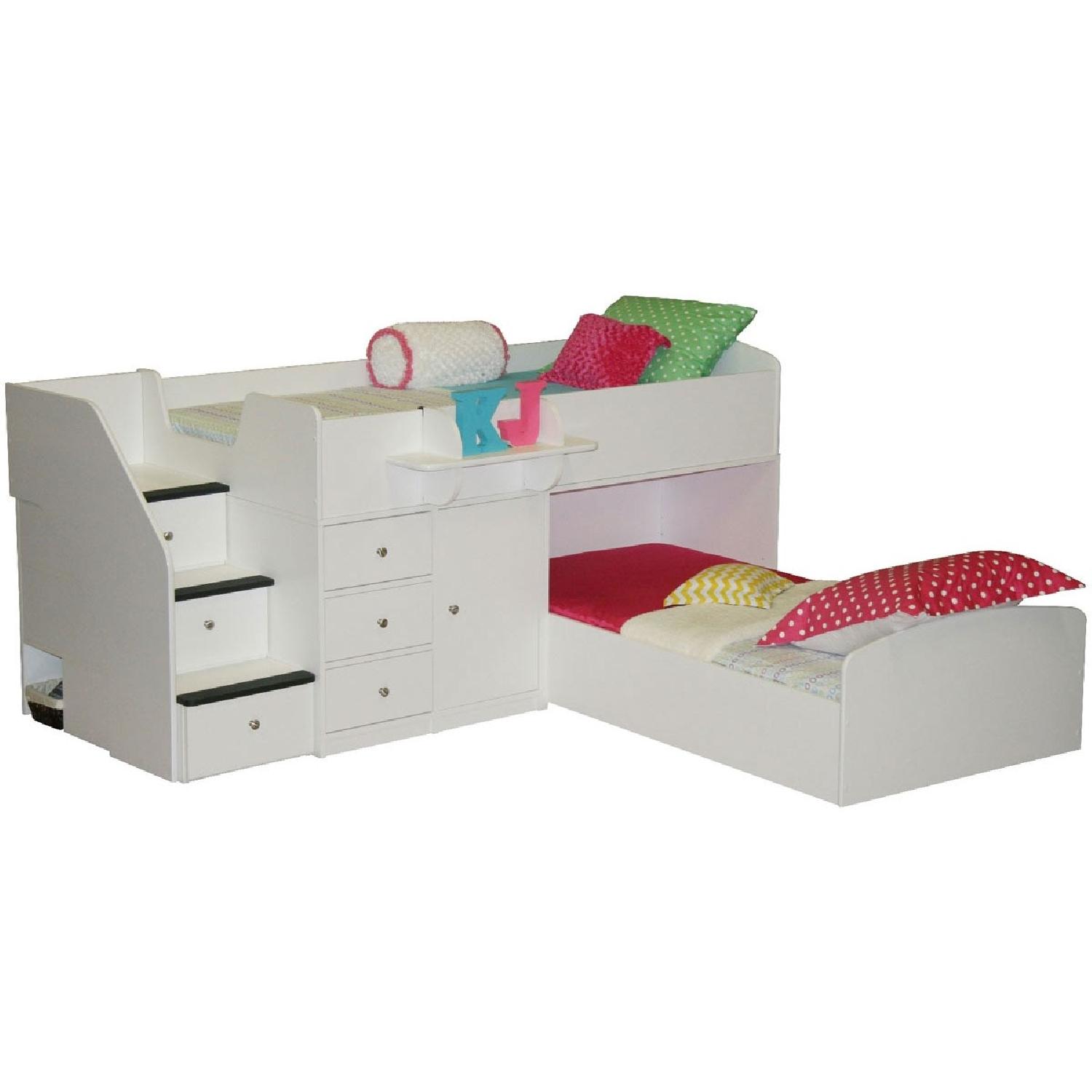 Berg Sierra Captain's Twin over Twin Bed w/ Storage - image-4