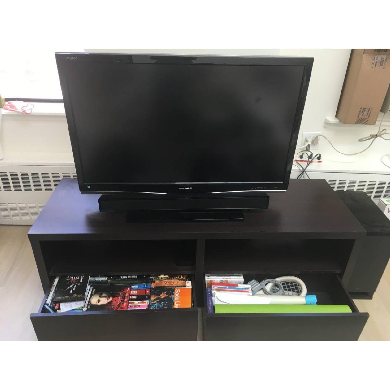EQ3 TV Media Console in Black - image-2