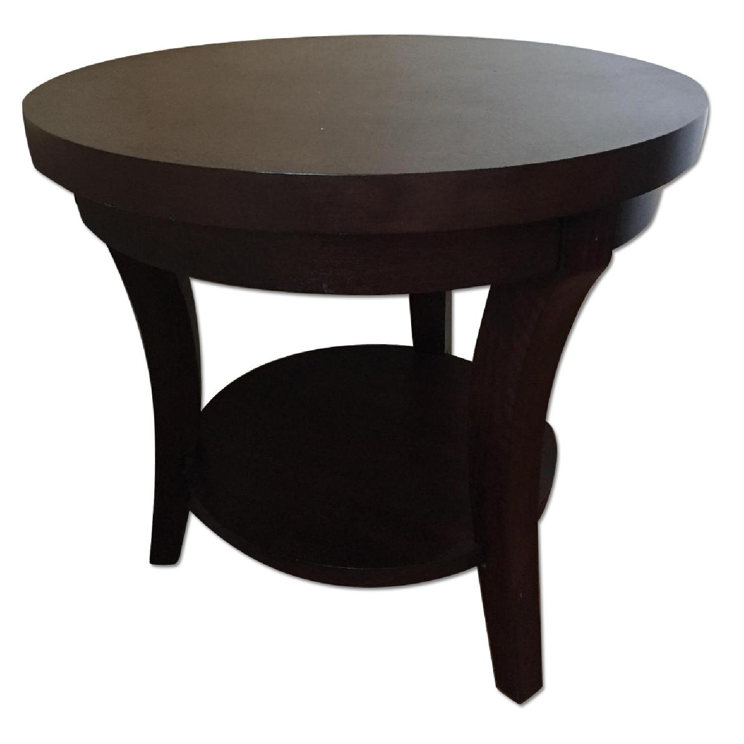 Wood Side Table - image-0