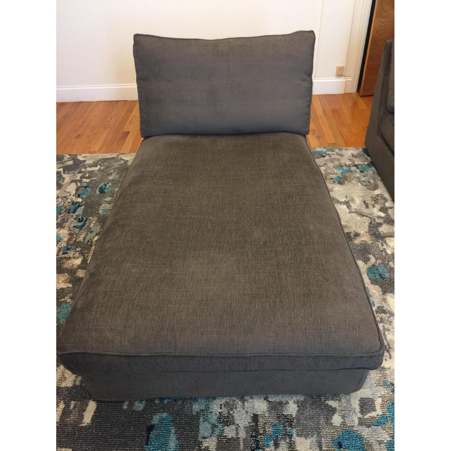 Ikea Kivik Chaise & One-Seat Section in Tullinge Gray-Brown - image-2