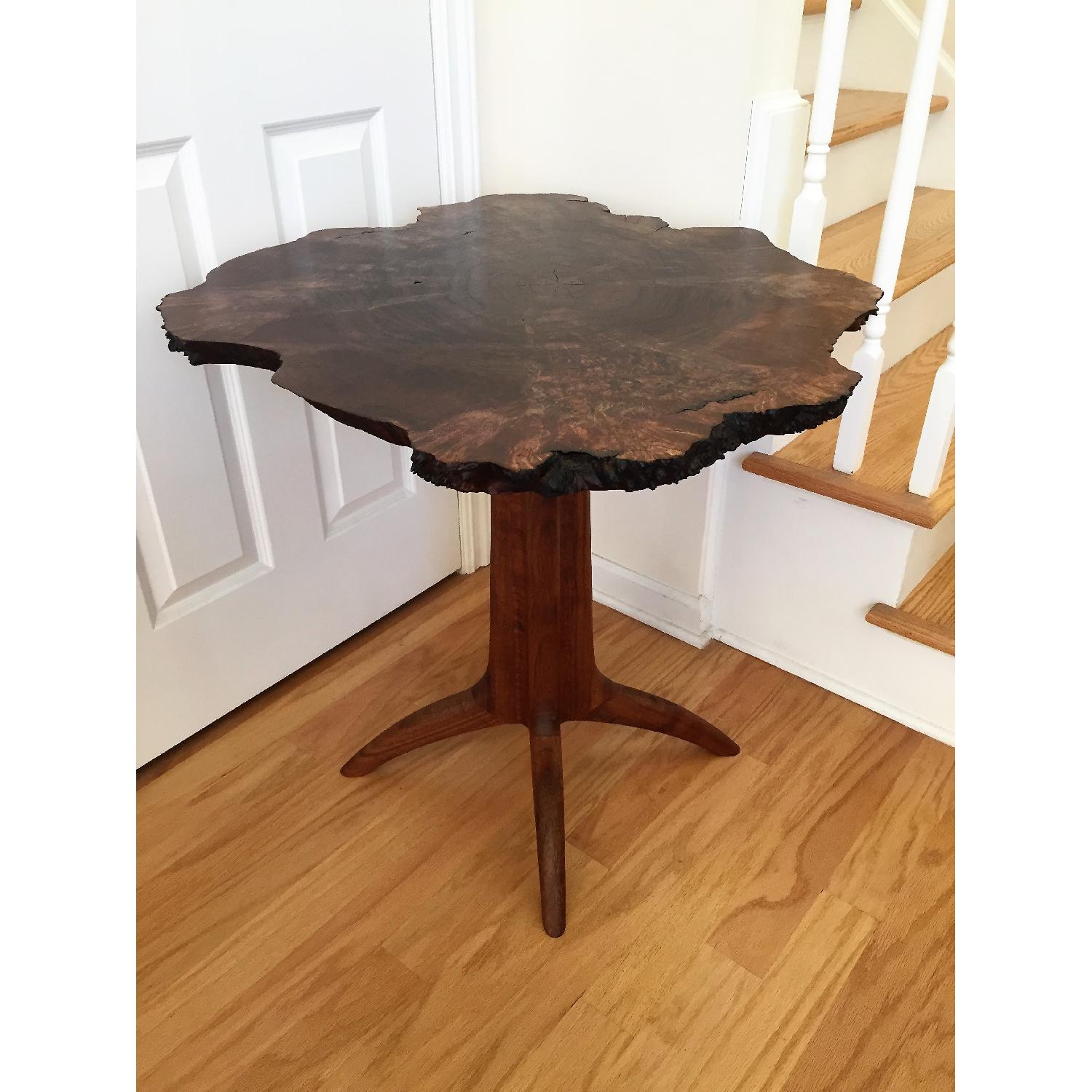 Mid Century Modern Table w/ Sculpted Base - image-2