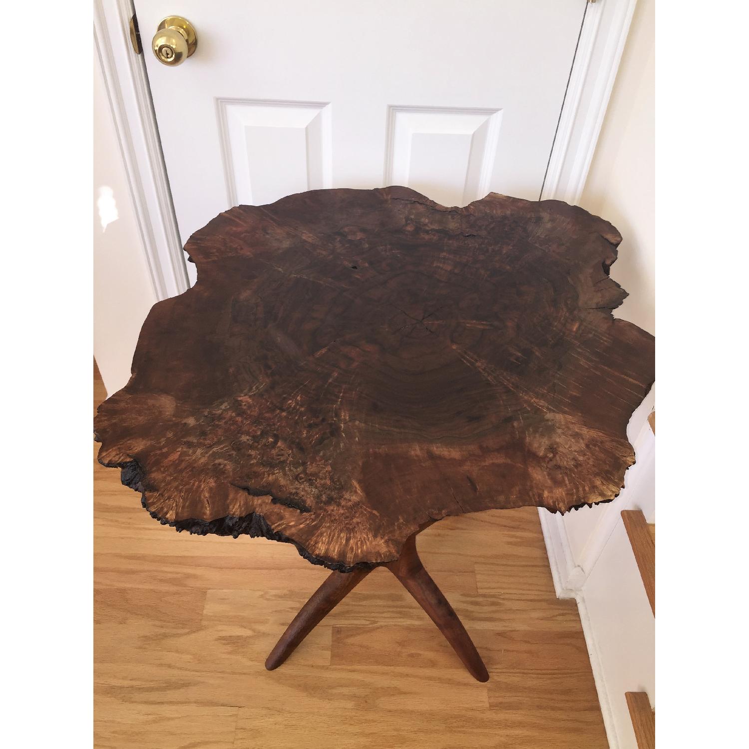 Mid Century Modern Table w/ Sculpted Base - image-3