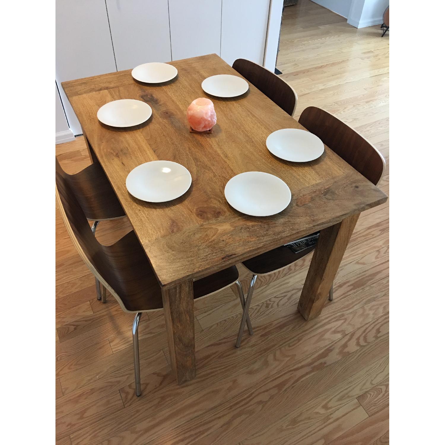 Italian Handmade Solid Mango-Wood Dining Table - image-3