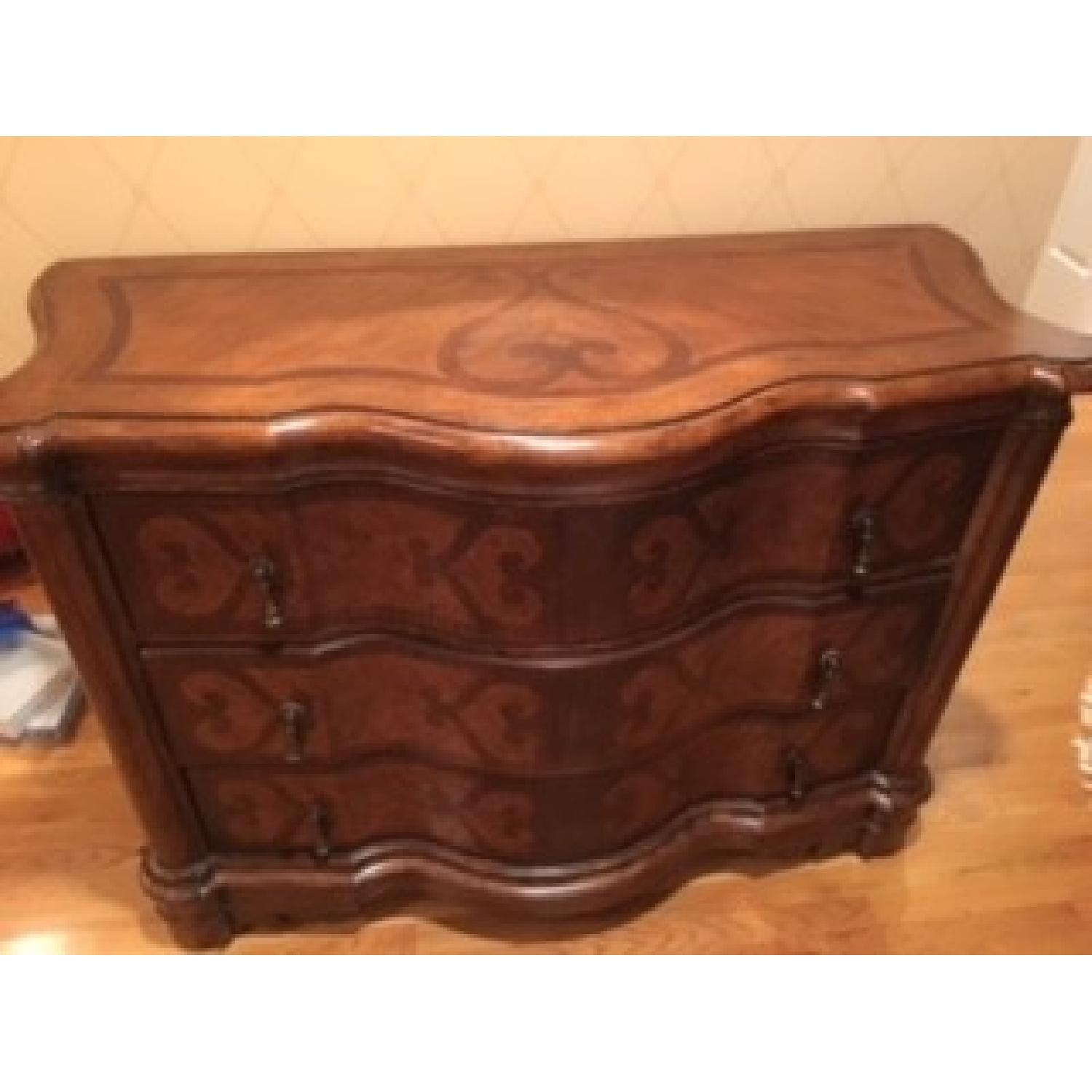 3 Drawer Wooden Dresser - image-1