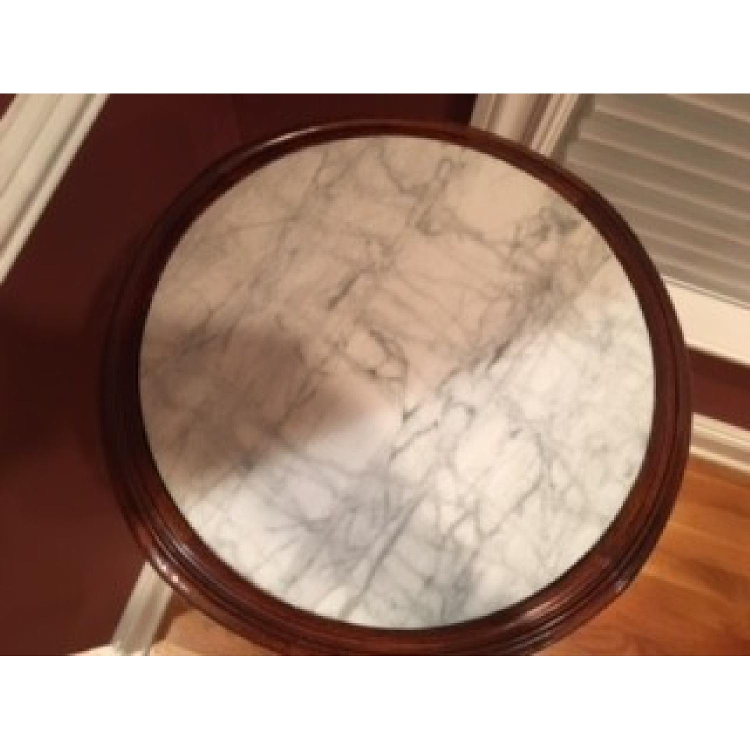 Vintage Wood Plant Stand - image-1