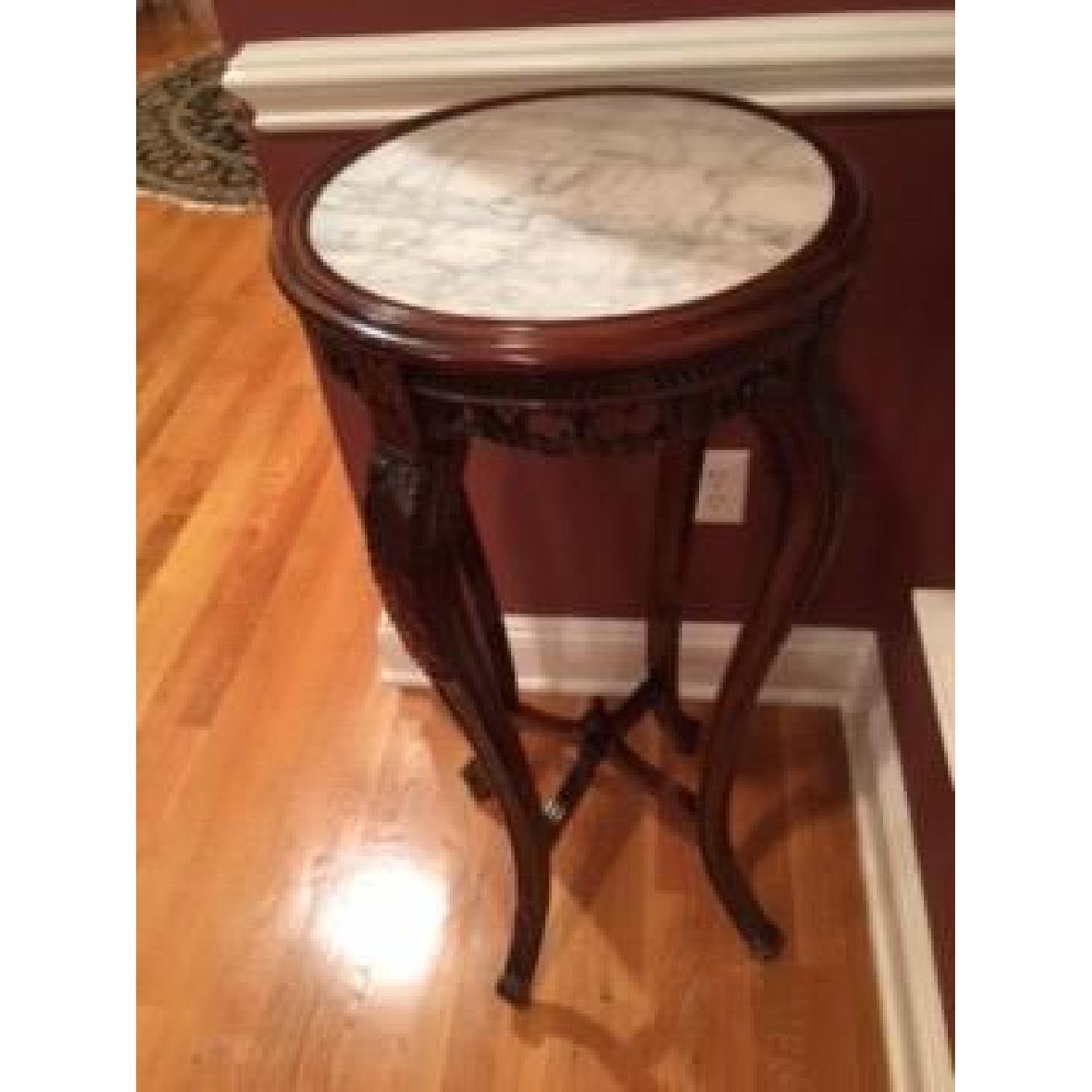 Vintage Wood Plant Stand - image-4