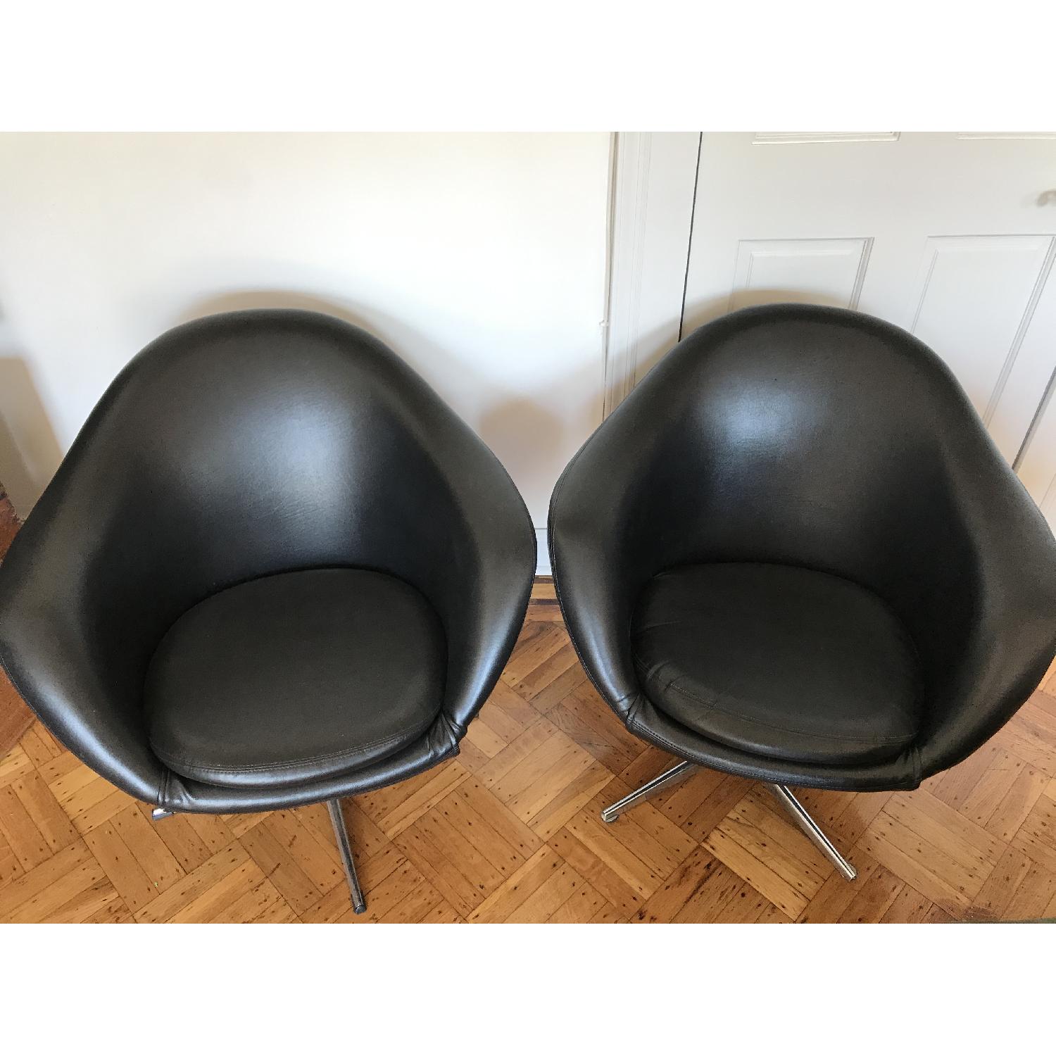 Vintage Overman Pod Swivel Chairs - image-1