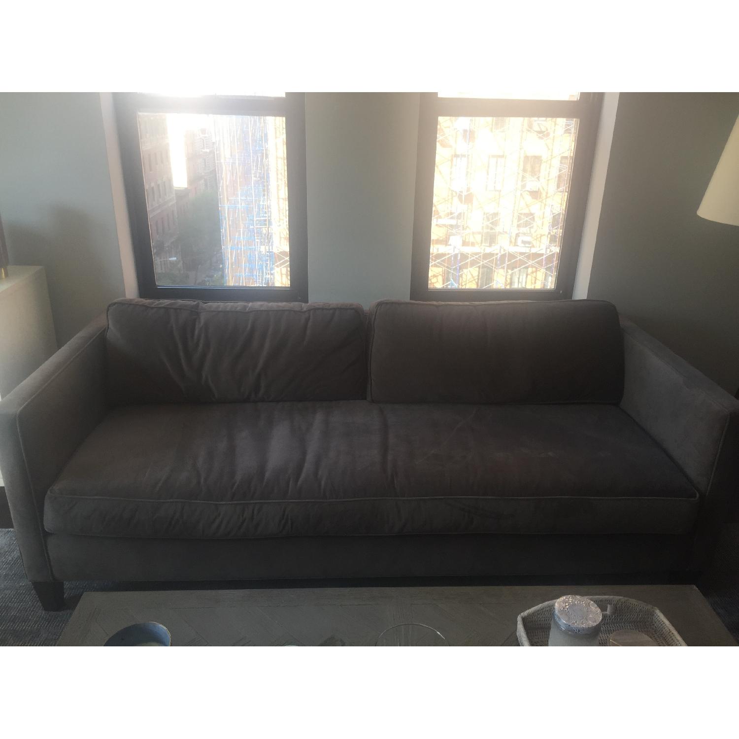 West Elm Charcoal Grey Sofa - image-1