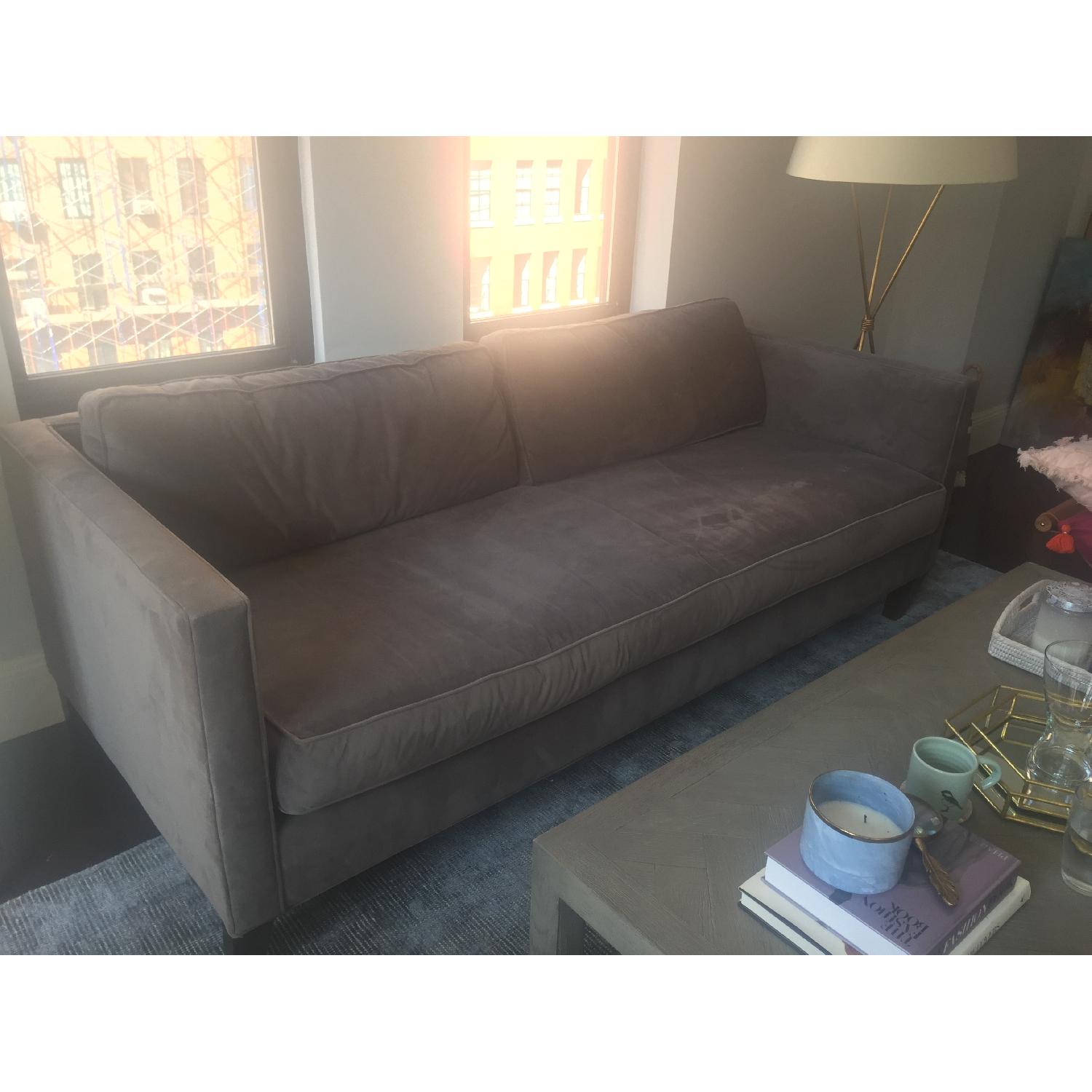 West Elm Charcoal Grey Sofa - image-2