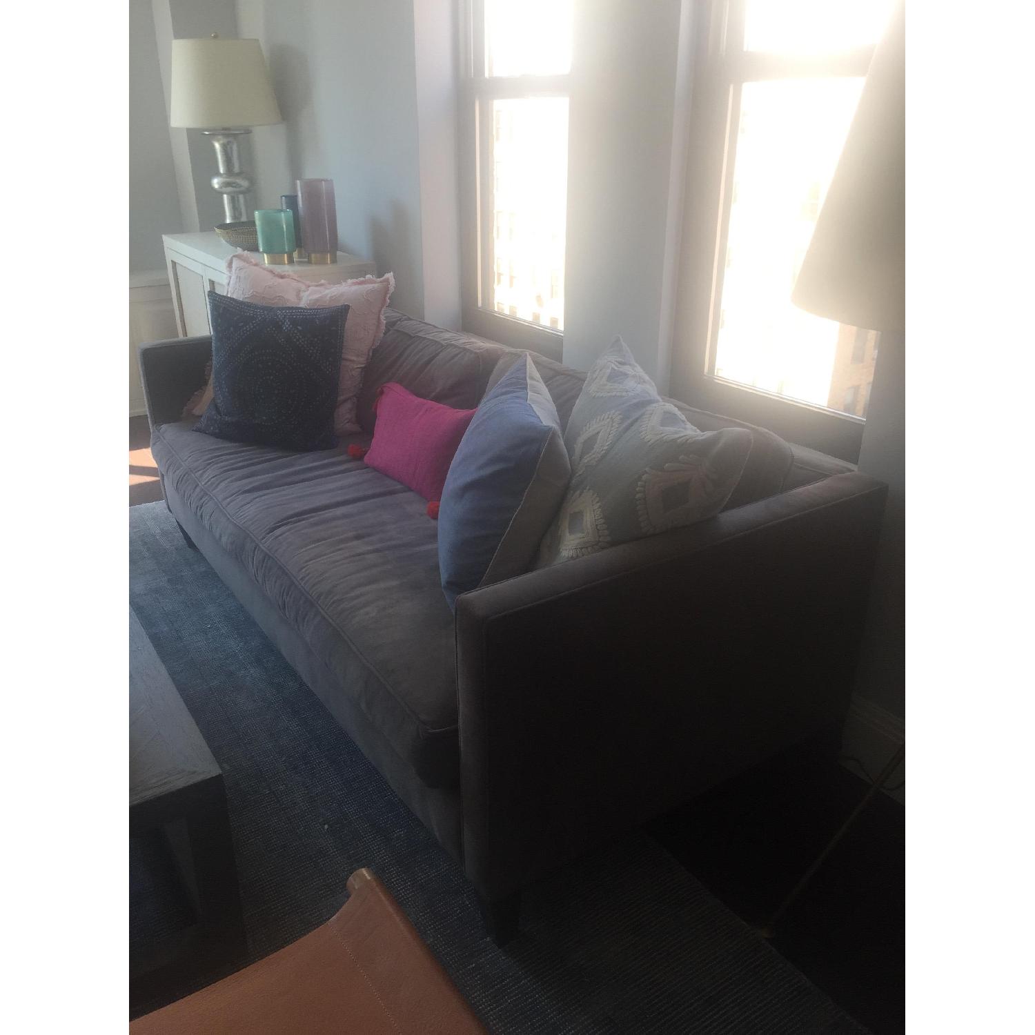 West Elm Charcoal Grey Sofa - image-3