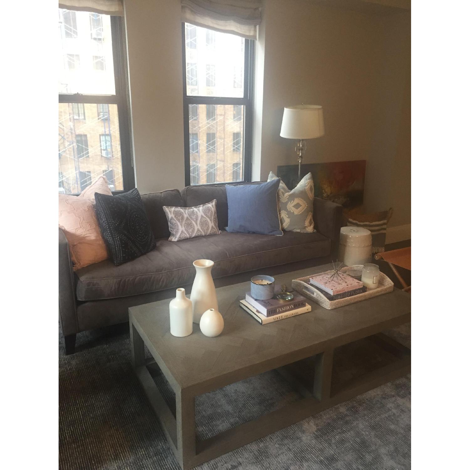 West Elm Charcoal Grey Sofa - image-4