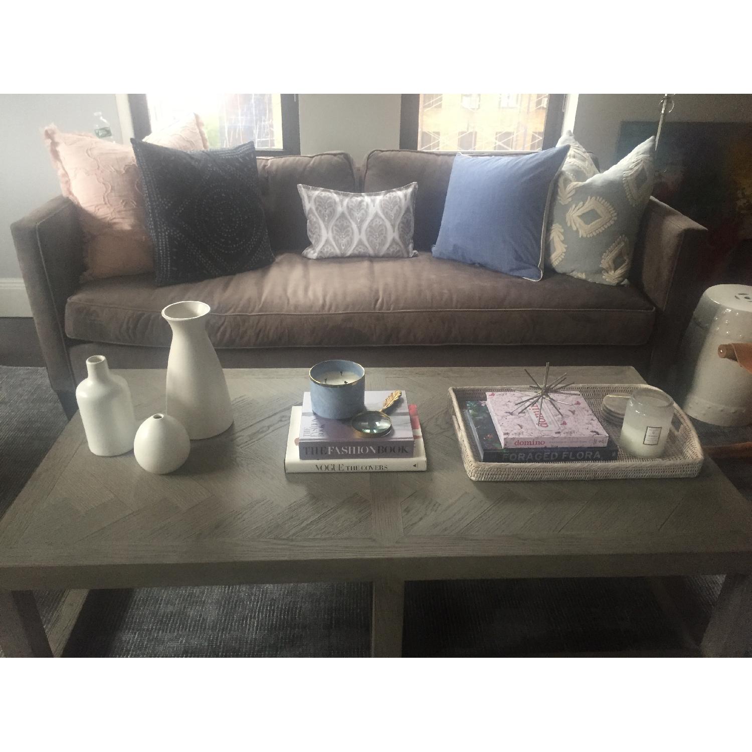 West Elm Charcoal Grey Sofa - image-6