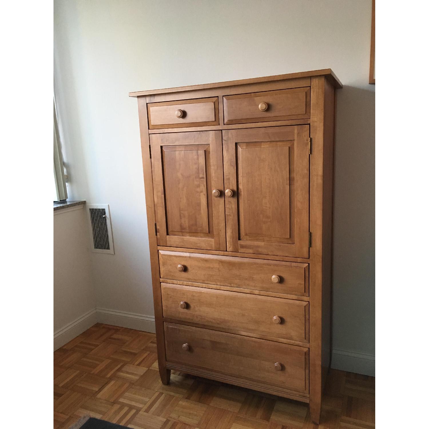 Ethan Allen Country Colors Wood Armoire - image-1