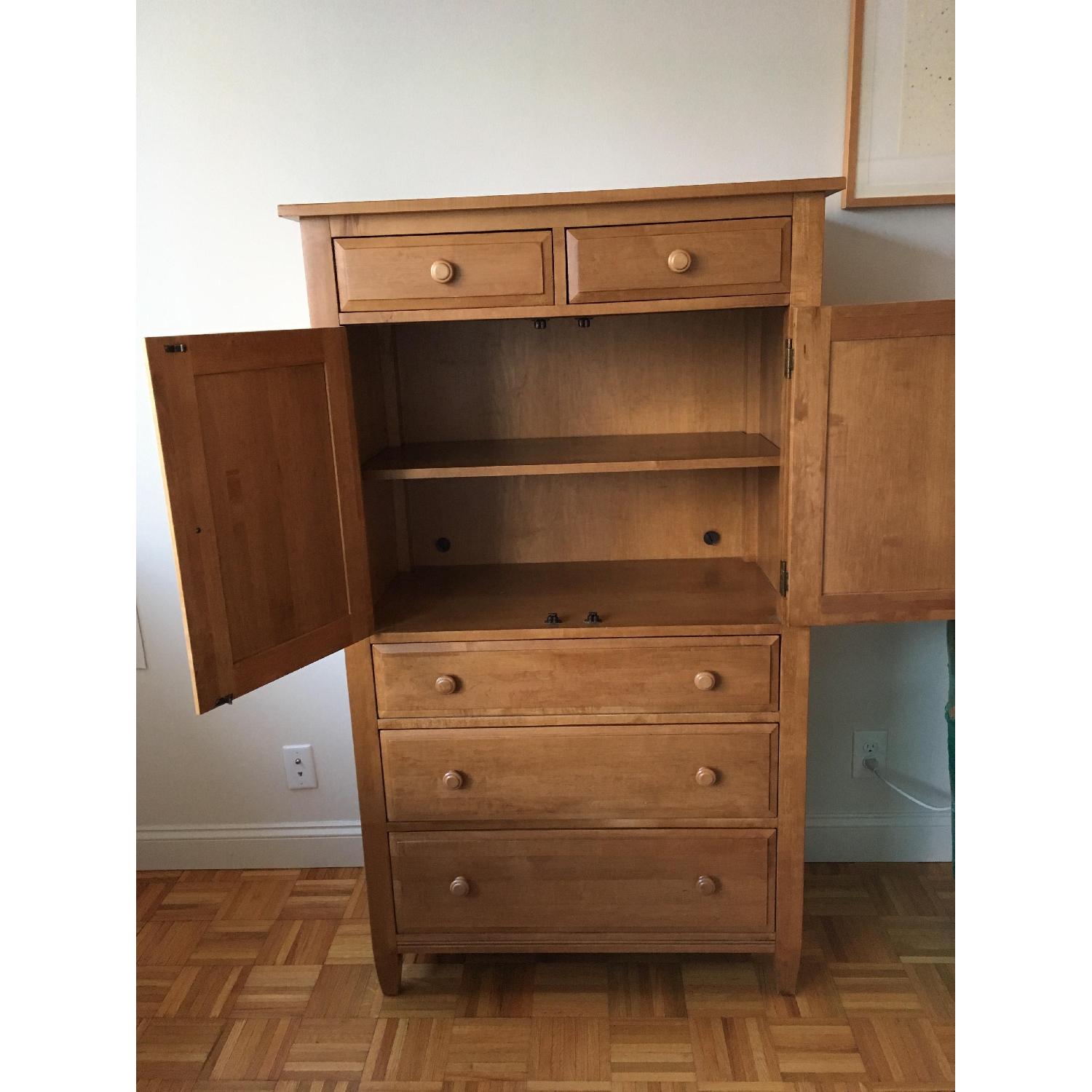 Ethan Allen Country Colors Wood Armoire - image-4