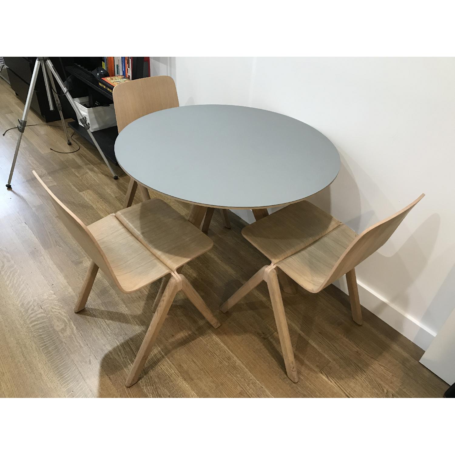 Hay Copenhague Round Matt Lacquer Dining Table - image-2