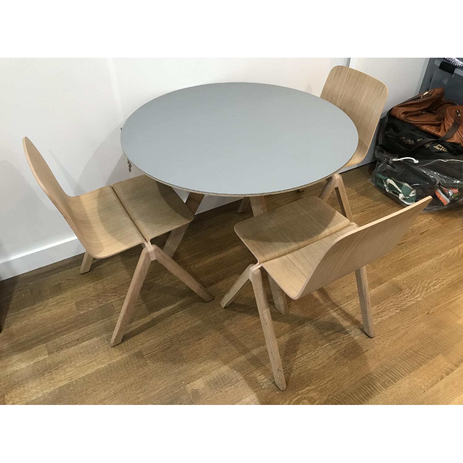 Hay Copenhague Round Matt Lacquer Dining Table - image-6