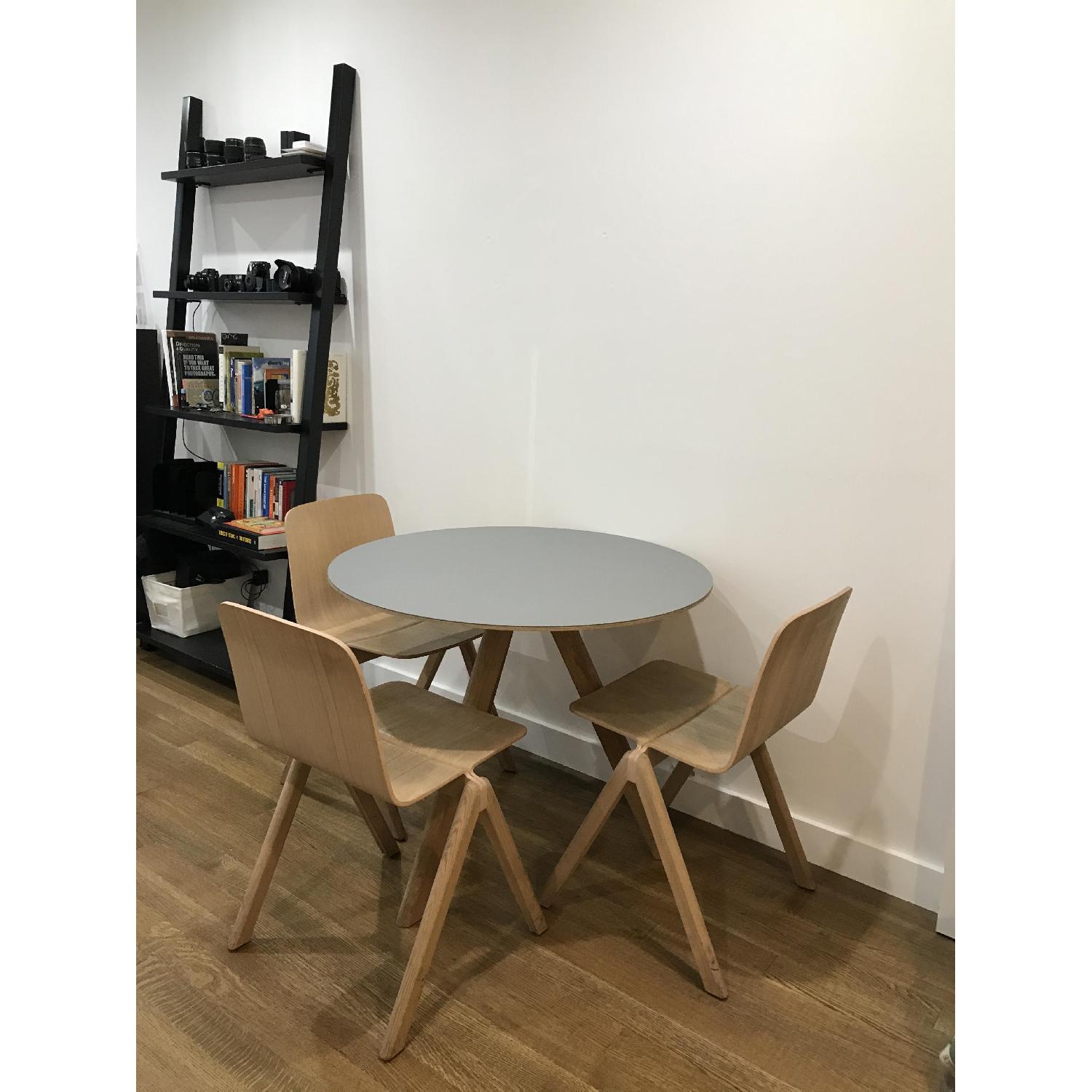 Hay Copenhague Round Matt Lacquer Dining Table - image-7