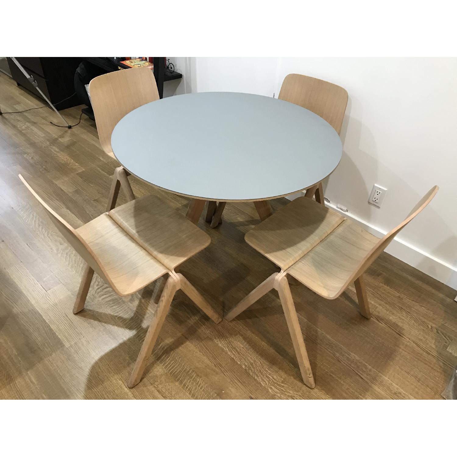 Hay Copenhague Round Matt Lacquer Dining Table - image-9