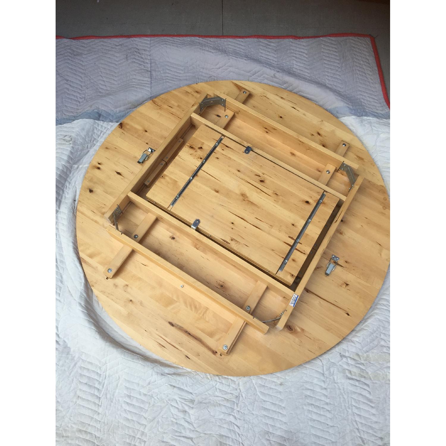 Ikea Solid Wood Extendable Dining Table in Light Beech - image-11