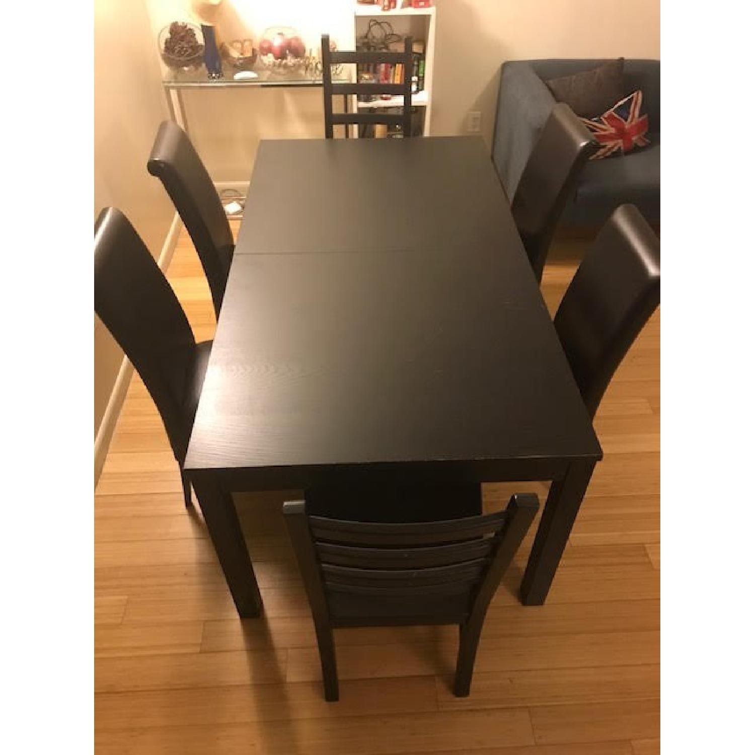 Ikea Bjursta Extendable Table w/ 6 Chairs - image-3