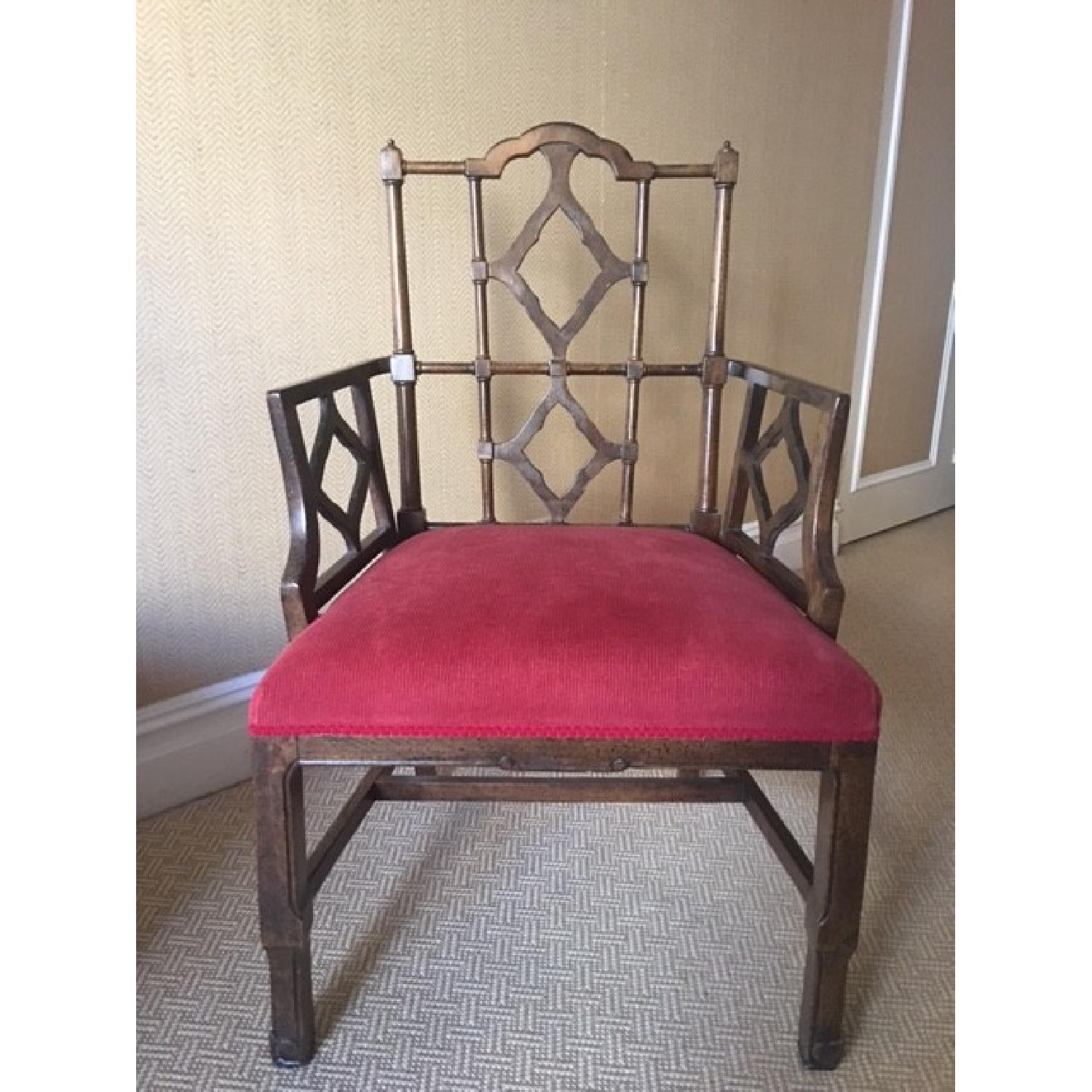 Asian Style Wood Armchair - image-3