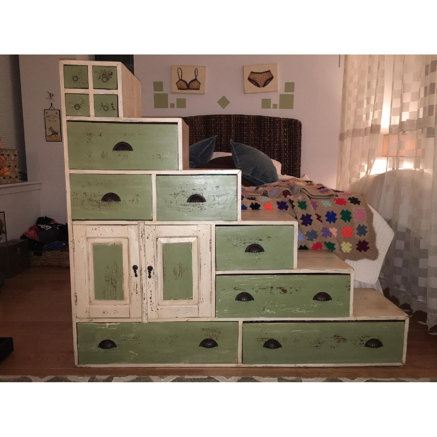 Mahogany Stairs Dresser - image-1