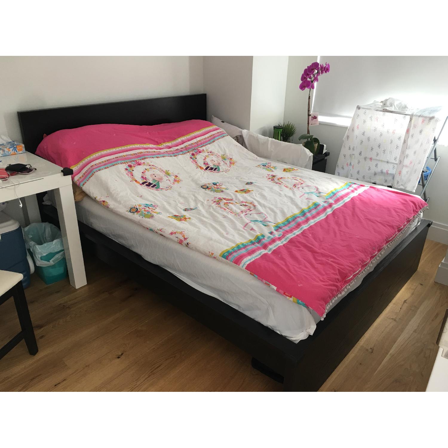 Ikea Malm Queen Bed Frame w/ Headboard - image-4