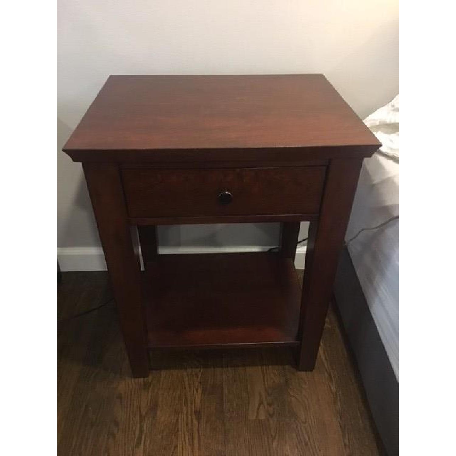 Pottery Barn Valencia Rectangular Bedside Table - image-1