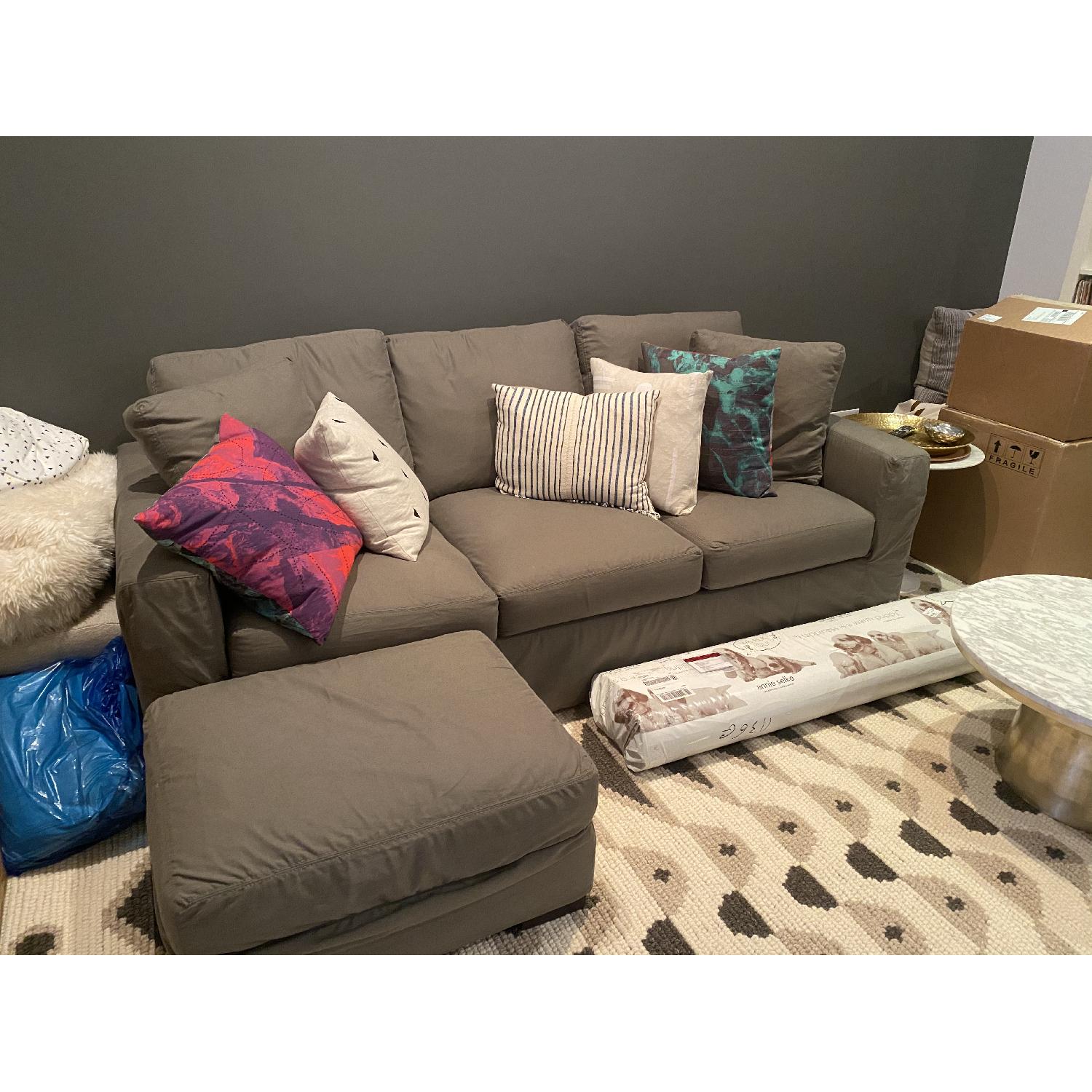 Room & Board Metro Queen Sleeper in Tatum Natural Fabric - image-12