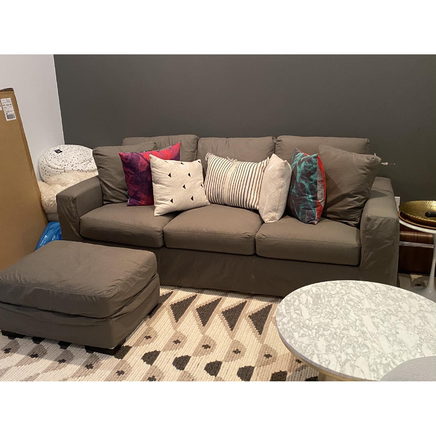 Room & Board Metro Queen Sleeper in Tatum Natural Fabric - image-11