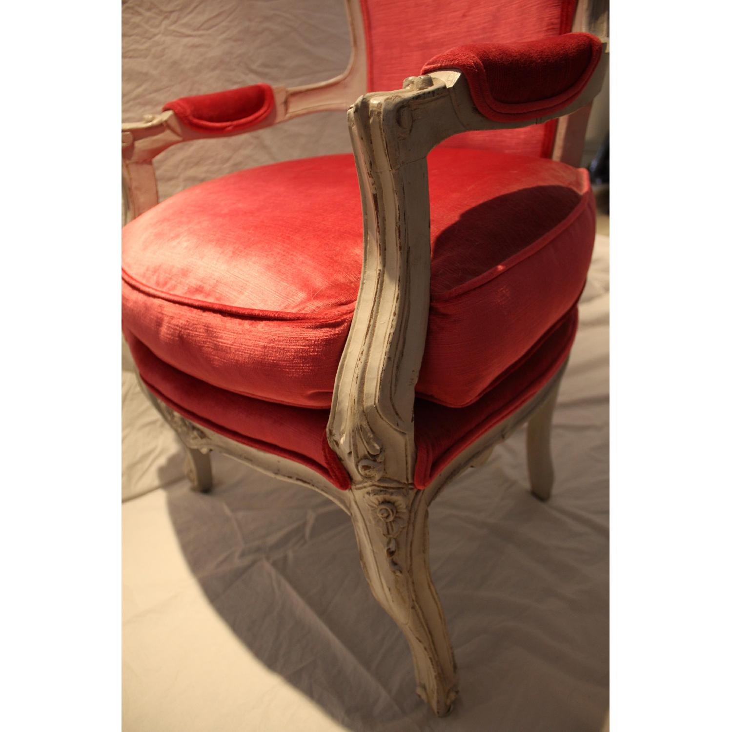 ABC Carpet and Home Vintage Armchair w/ Custom Upholstery AptDeco