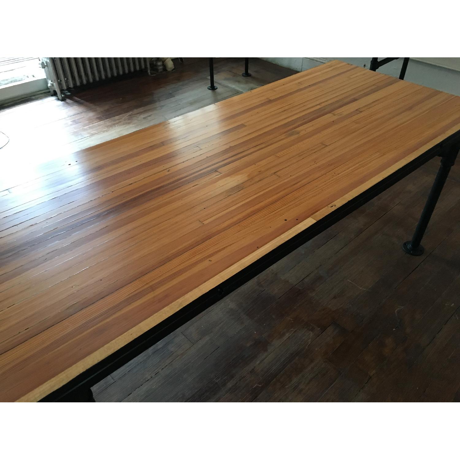 Reclaimed Bronx Bowling Alley Dining Table - image-3