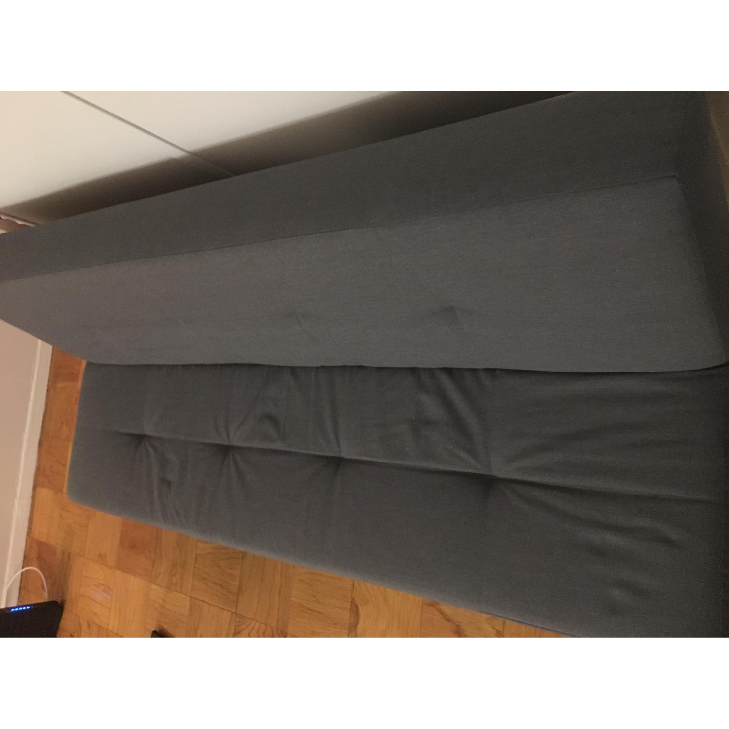 Ikea Balkarp Vissle Gray Sleeper Sofa - image-3